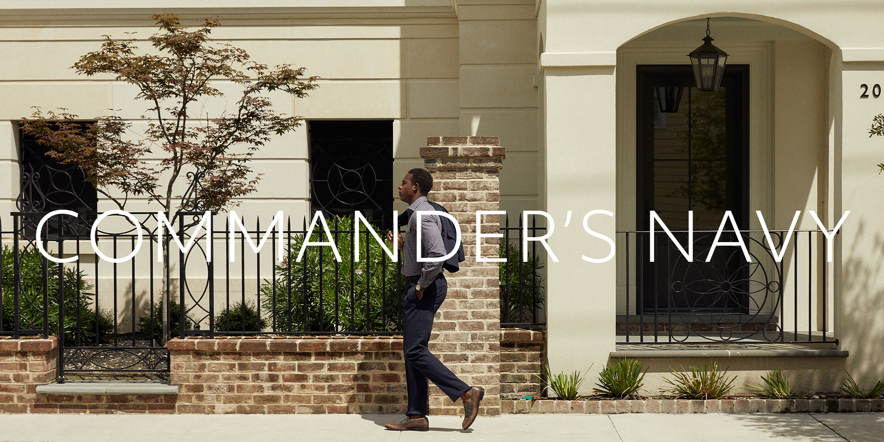 SUIT SEPARATES - Commanders Navy Seersucker Suit