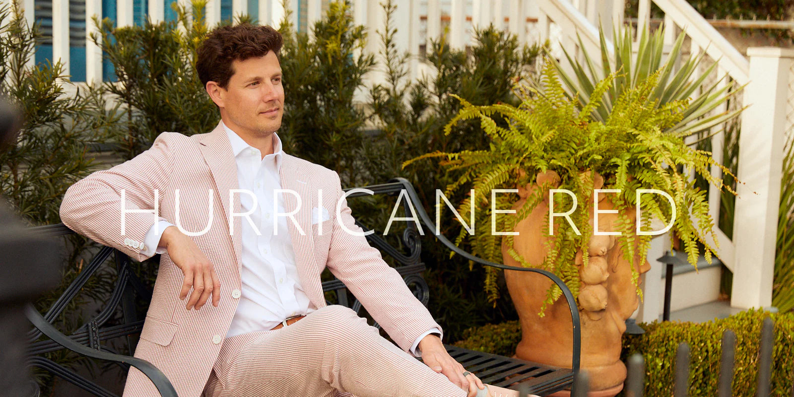 SUIT SEPARATES - Hurricane Red Seersucker Suit