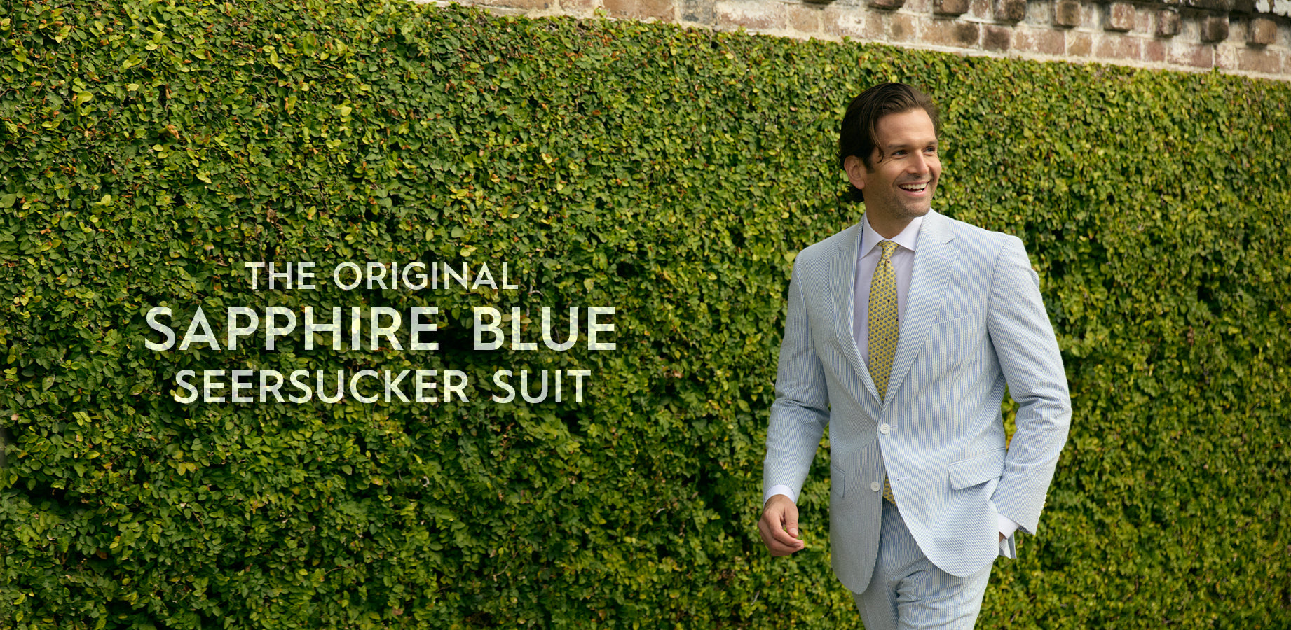 SUIT SEPARATES - SAPPHIRE BLUE SEERSUCKER SUIT