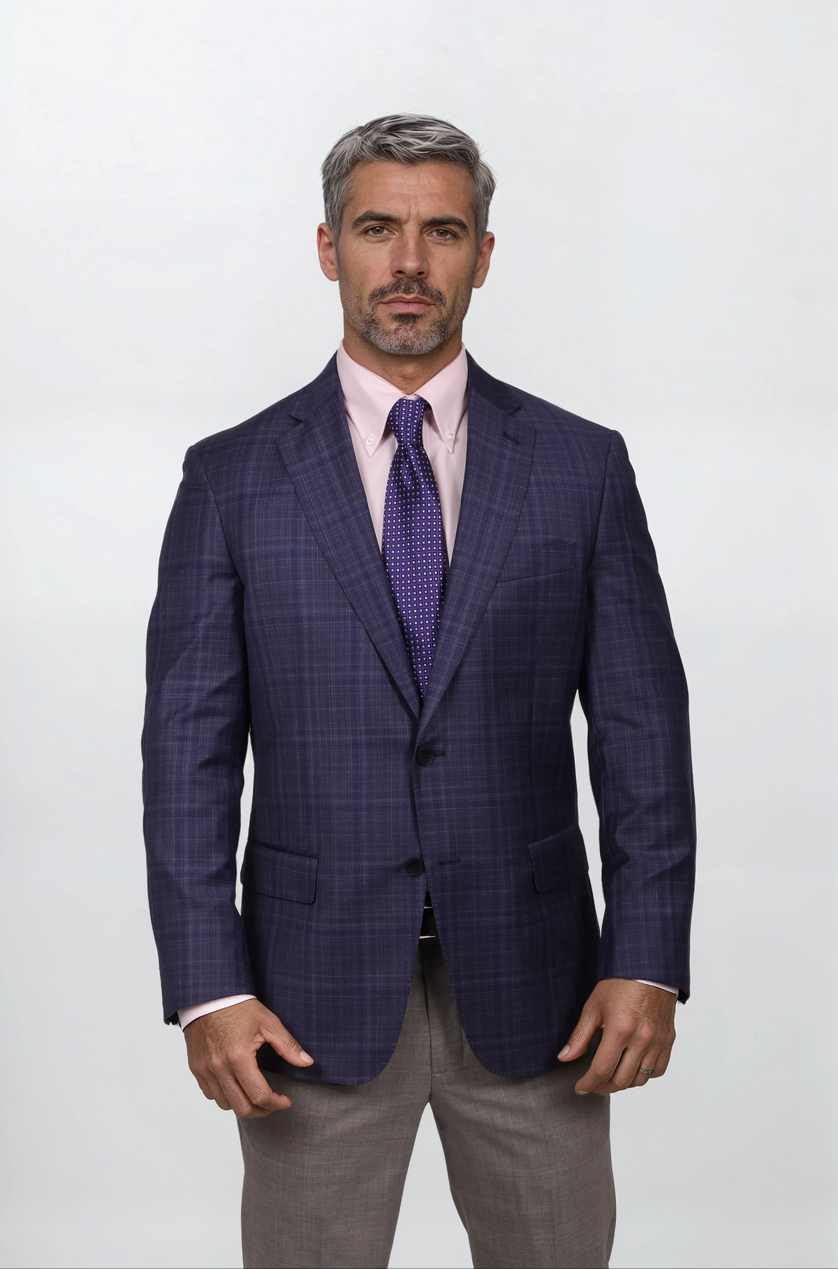 Audubon Purple Needle Deco Sport Coat