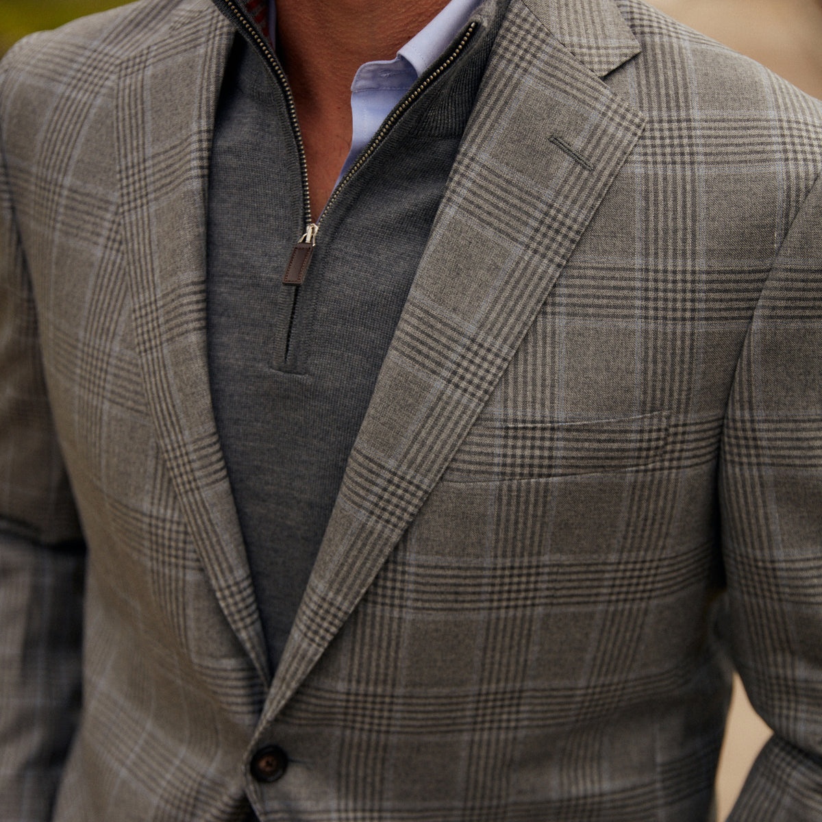 Audubon Grey Plaid Sport Coat