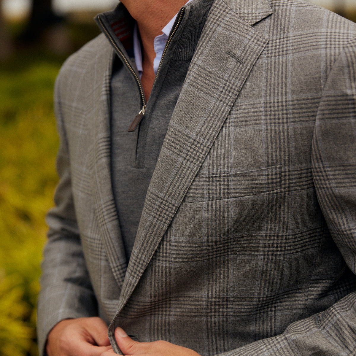 Audubon Grey Plaid Sport Coat