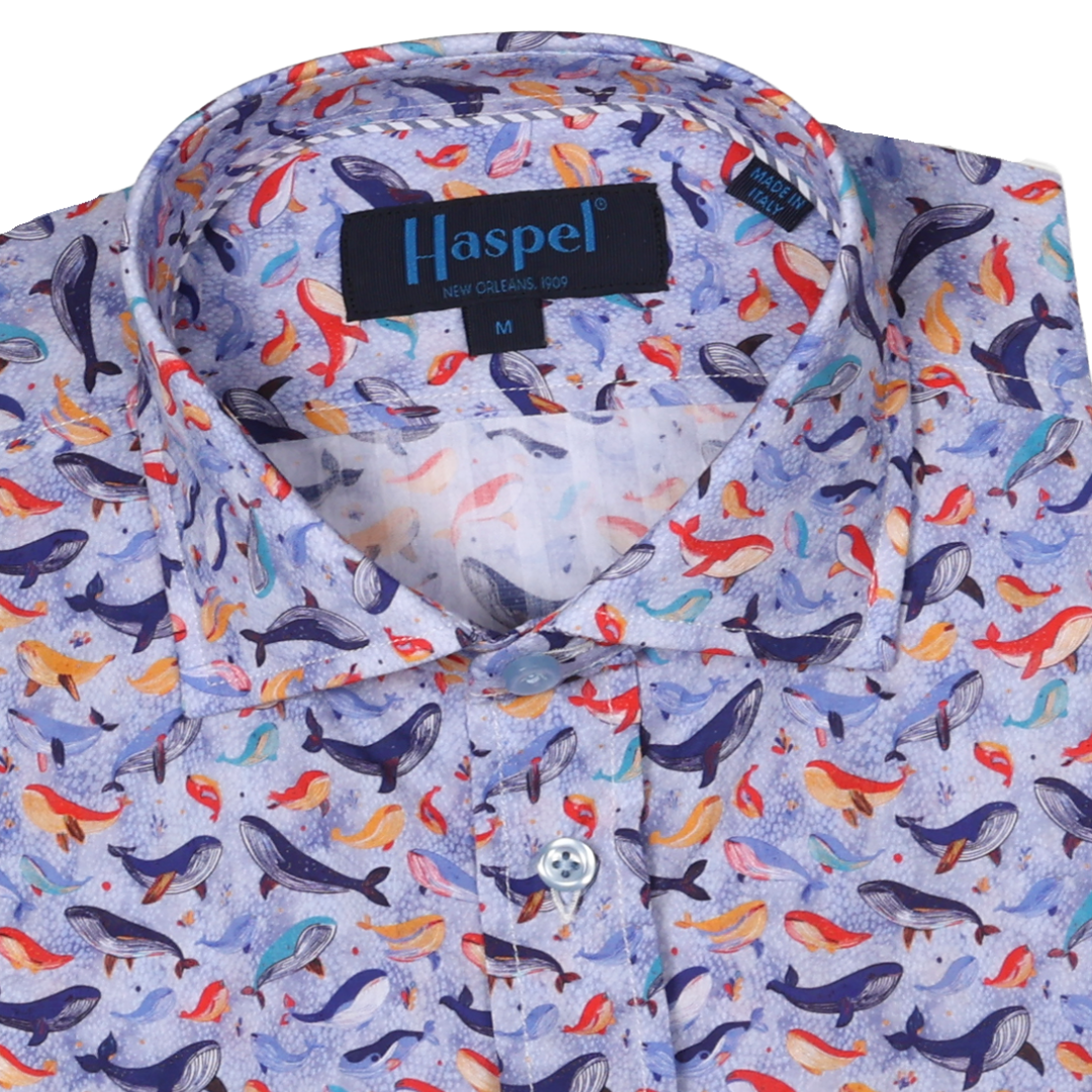 Freret Whales in Motion Short Sleeve Shirt