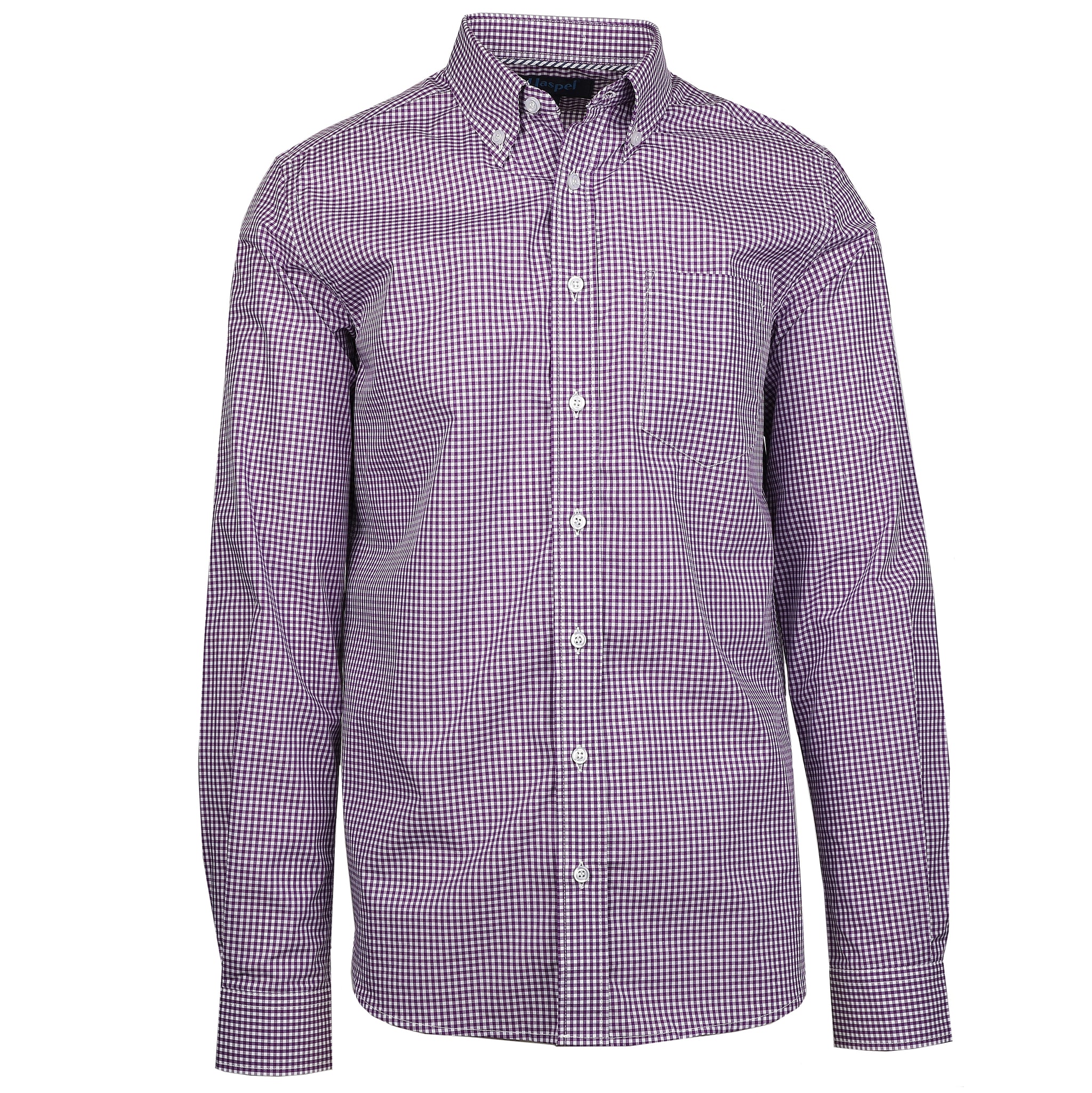 mini gingham dress shirt Brown Gingham Poplin Shirt