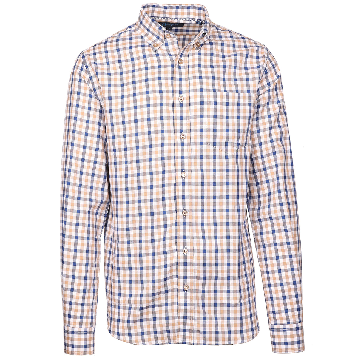 Franklin Navy &amp; Tan Check