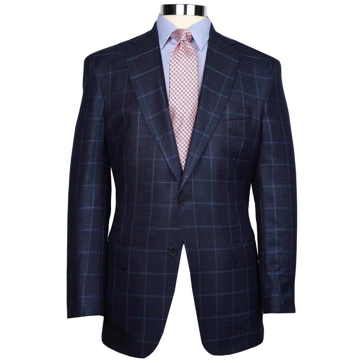 Audubon Navy with Blue Windowpane Sport Coat