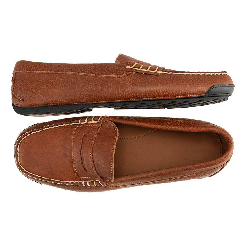 Haspel x T.B. Phelps Augusta Penny Driver in Bison - Tan