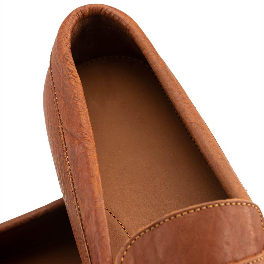 Haspel x T.B. Phelps Augusta Penny Driver in Bison - Tan