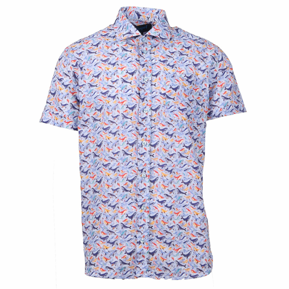 Freret Whales in Motion Short Sleeve Shirt
