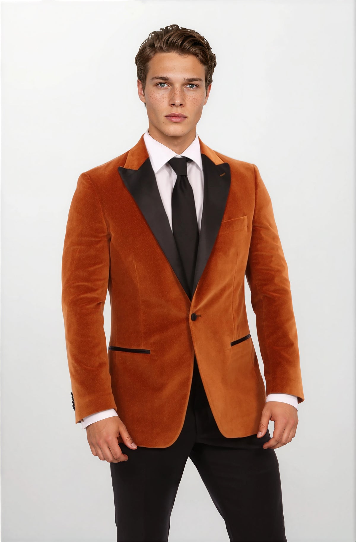 Toulouse Tobacco Velvet Dinner Jacket
