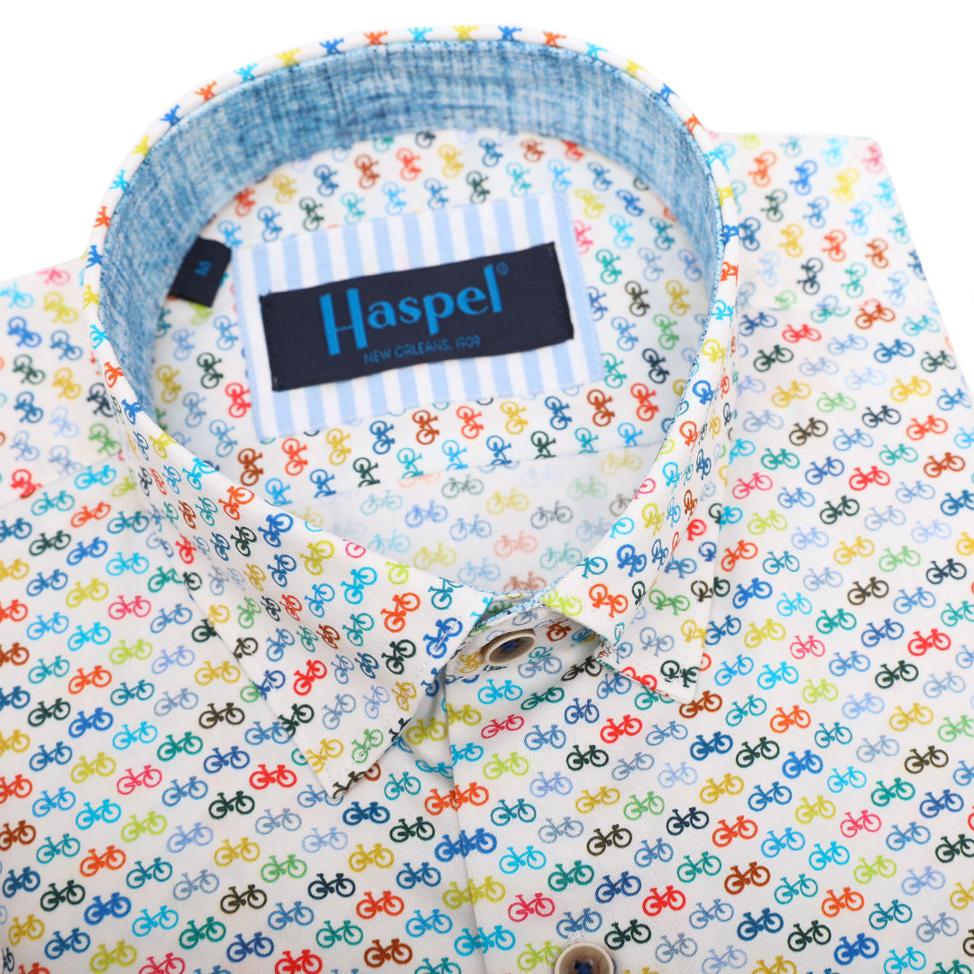 Bilbao Multi-Color Bikes Long Sleeve Shirt