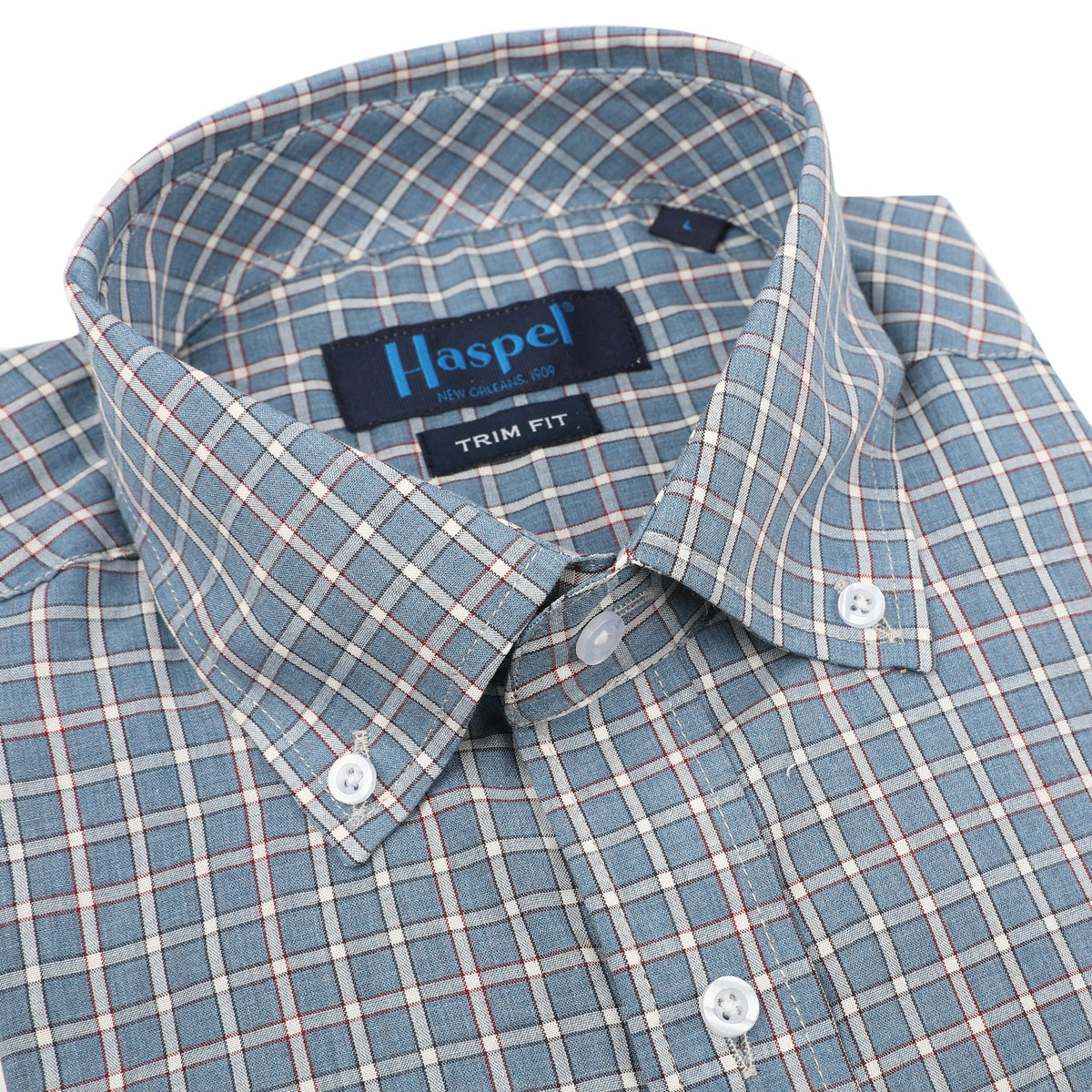 Apres Indigo Blue Brushed Cotton Check