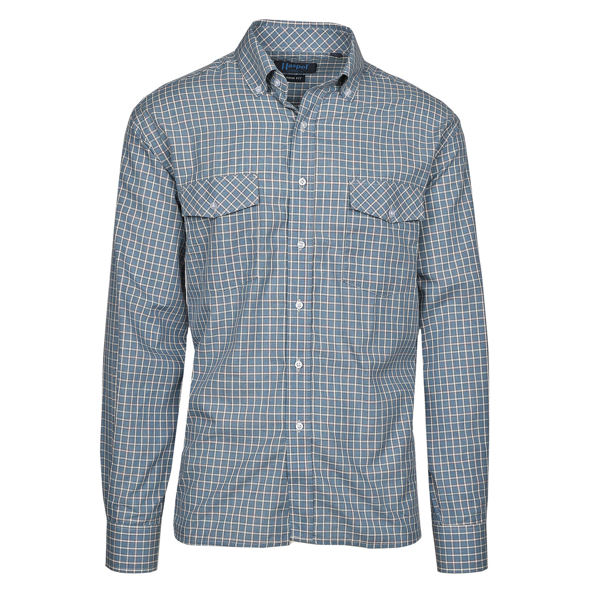 Apres Indigo Blue Brushed Cotton Check