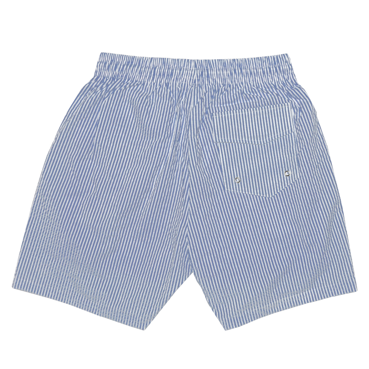 Sherwood Navy Seersucker Stretch Swimsuit