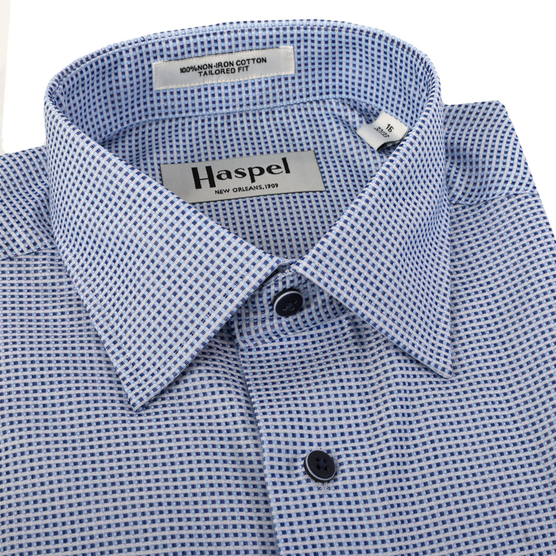 Dauphine Blue &amp; White Geo Dot