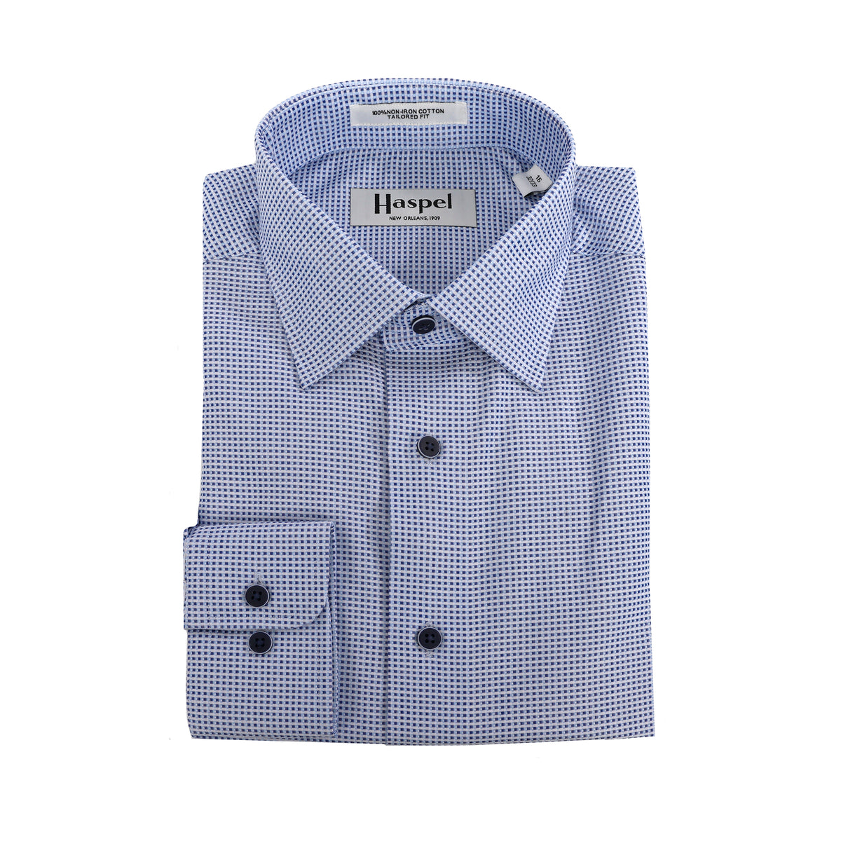 Dauphine Blue &amp; White Geo Dot