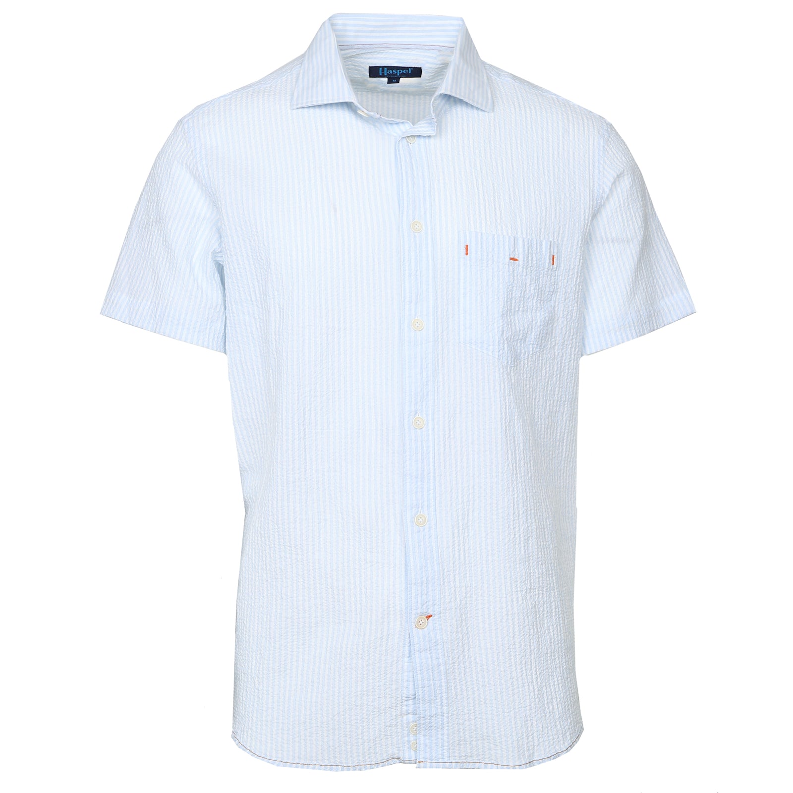 シャツ HUECLOSET Seersucker Stripe Shirt 25KERO413 Short-sleeve Yarn-dyed Seersucker Shirt For Men | J.Crew