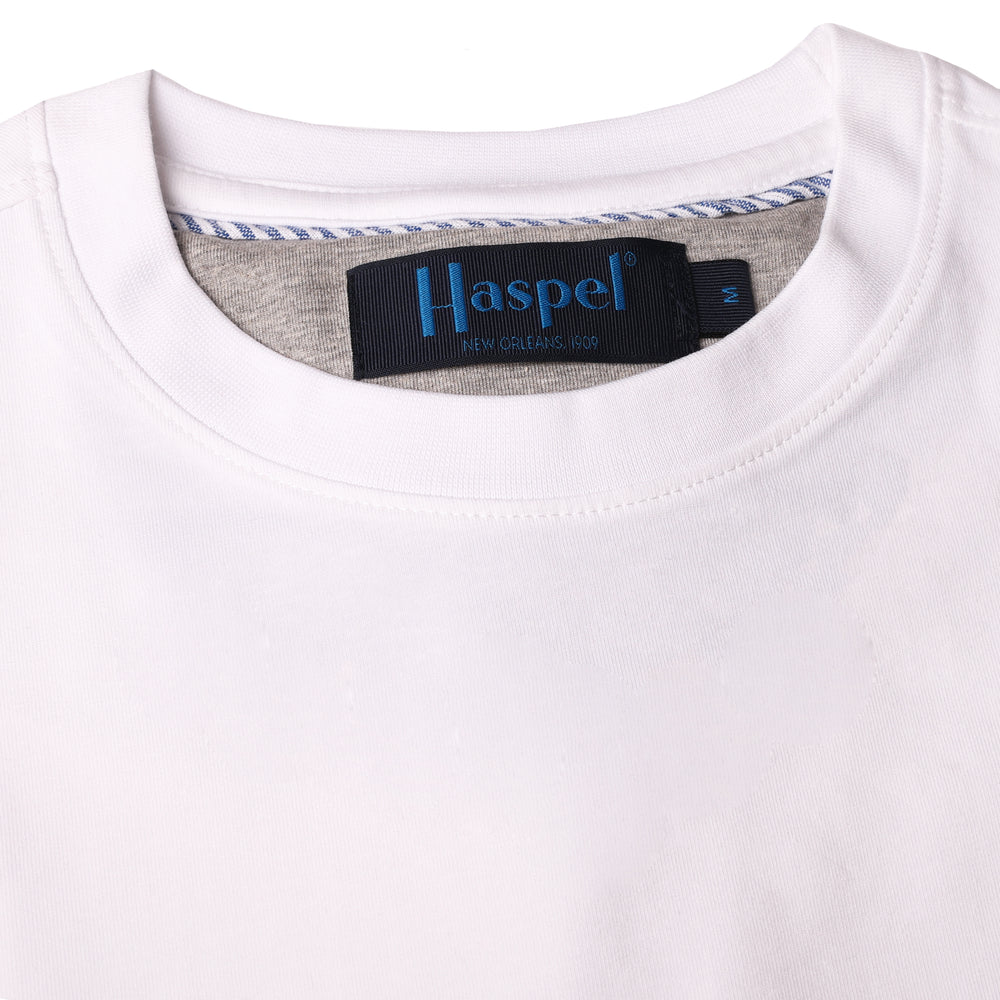 Task White Crew Neck T-Shirt