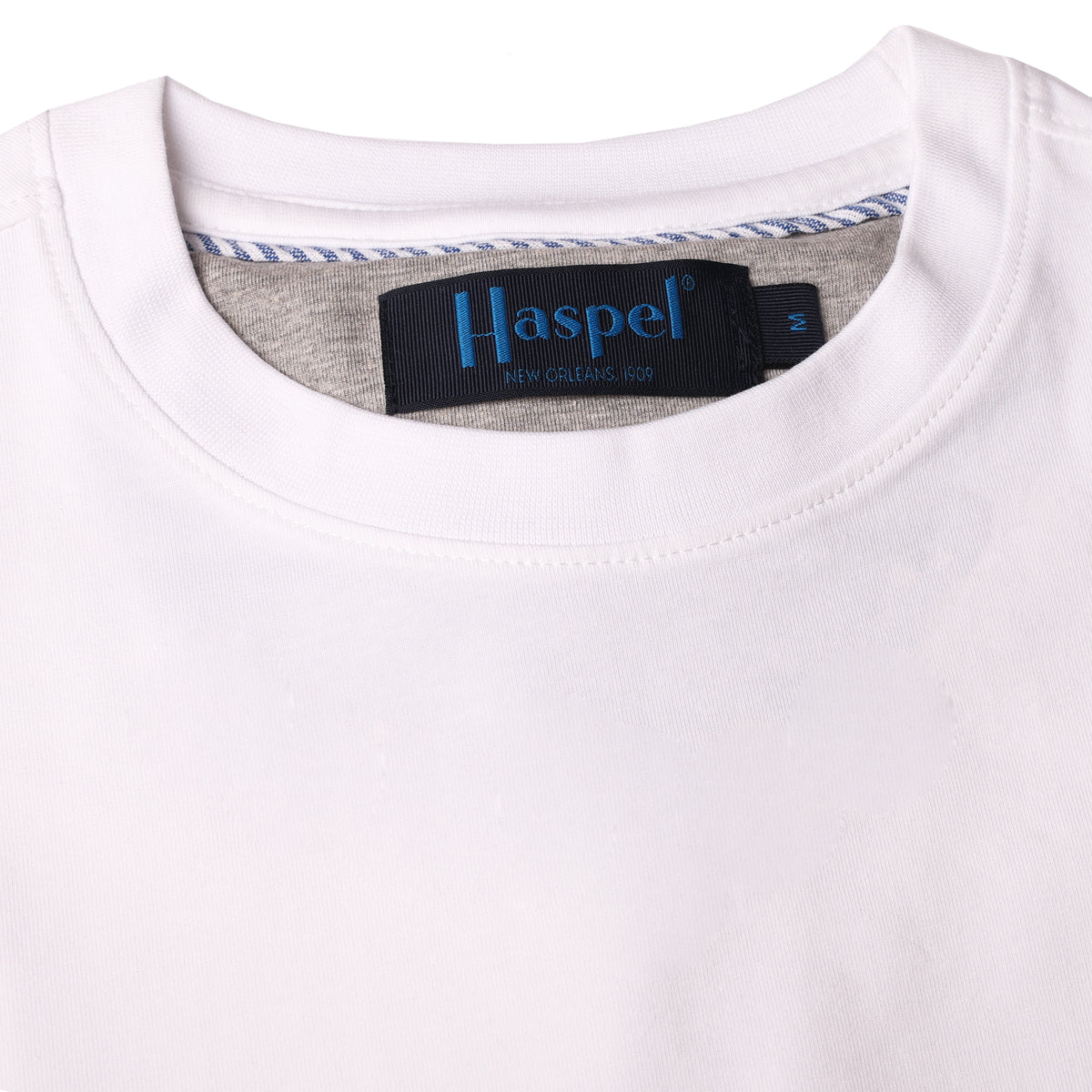 Task White Crew Neck T-Shirt