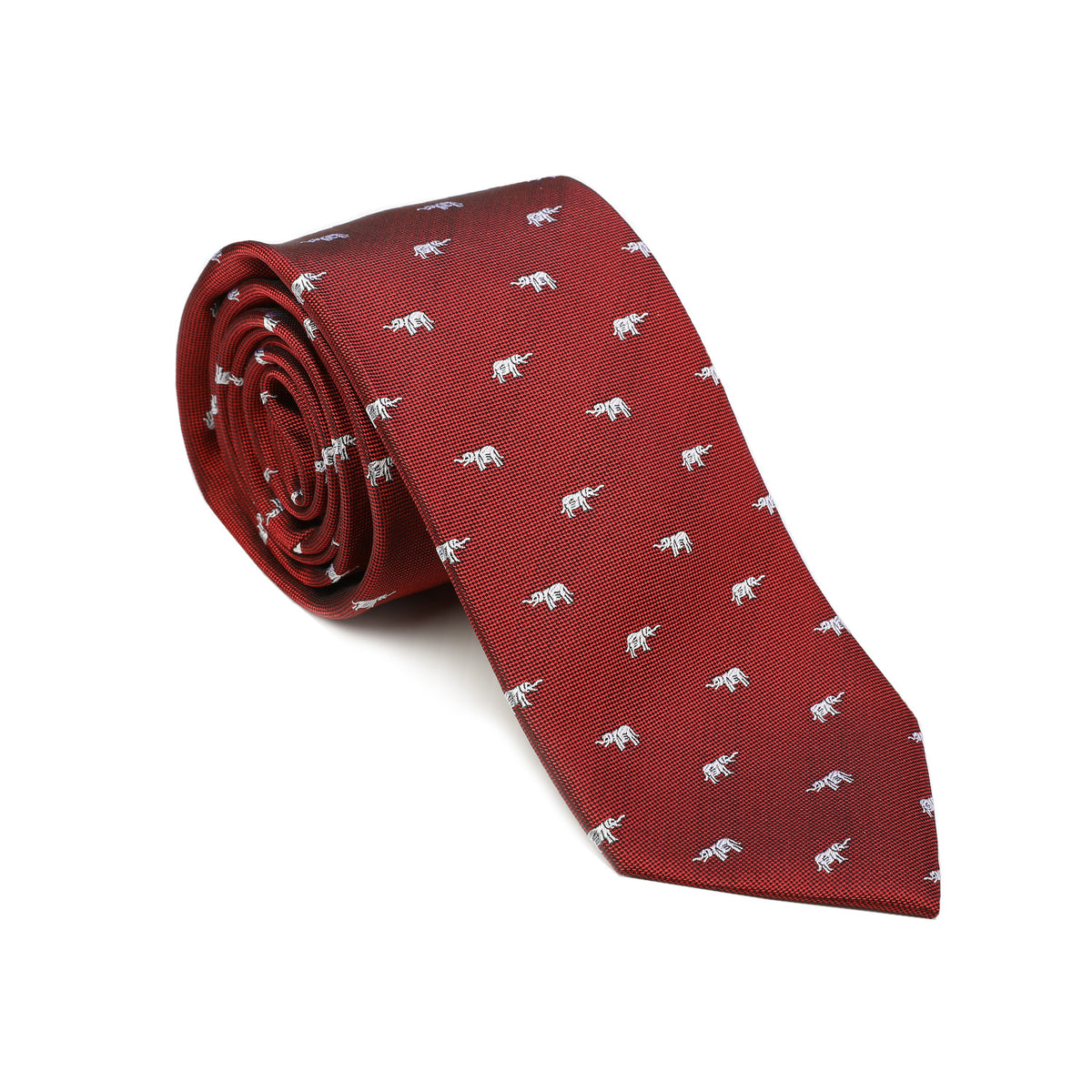 Crimson Elephant Collegiate Tie