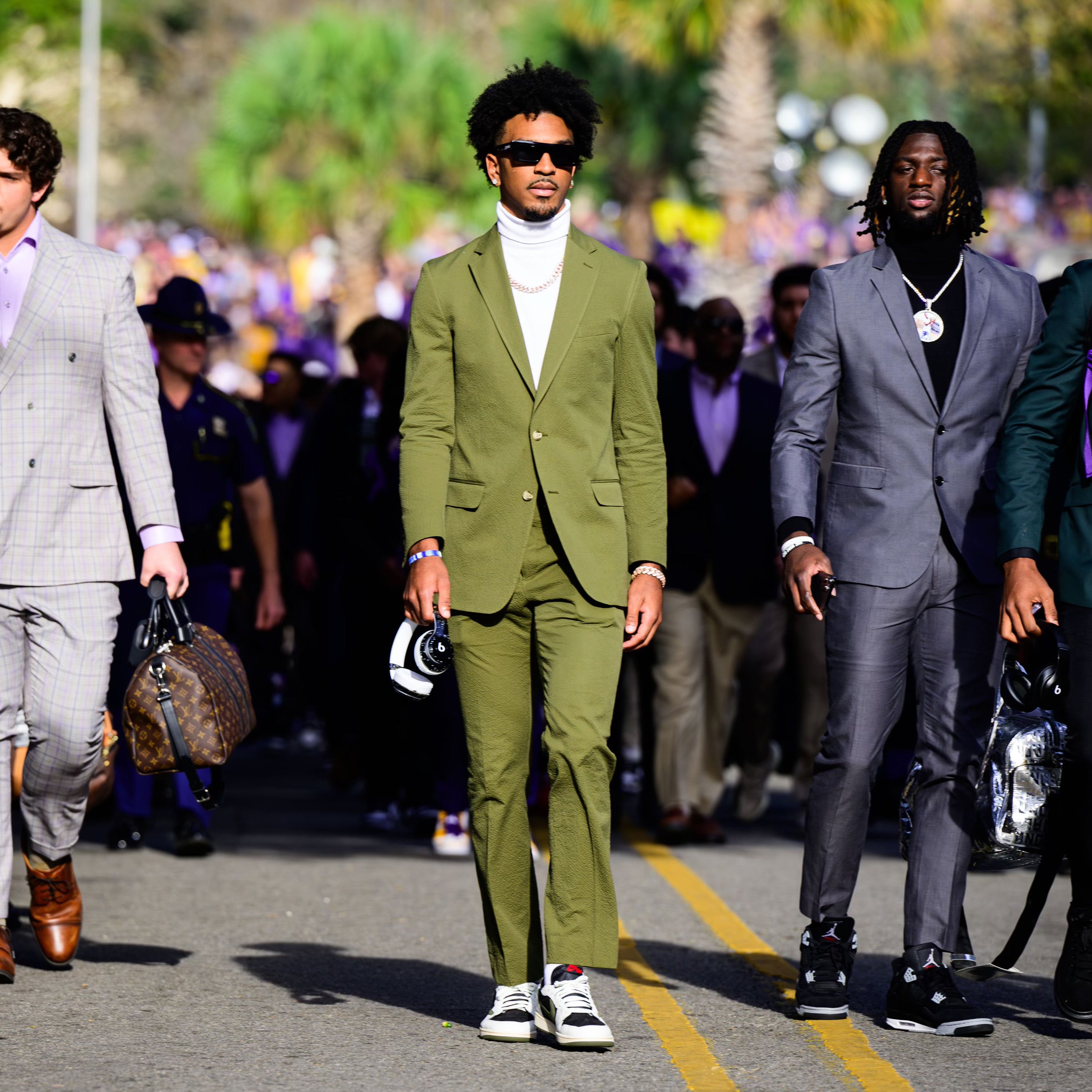 Green seersucker pants 2025