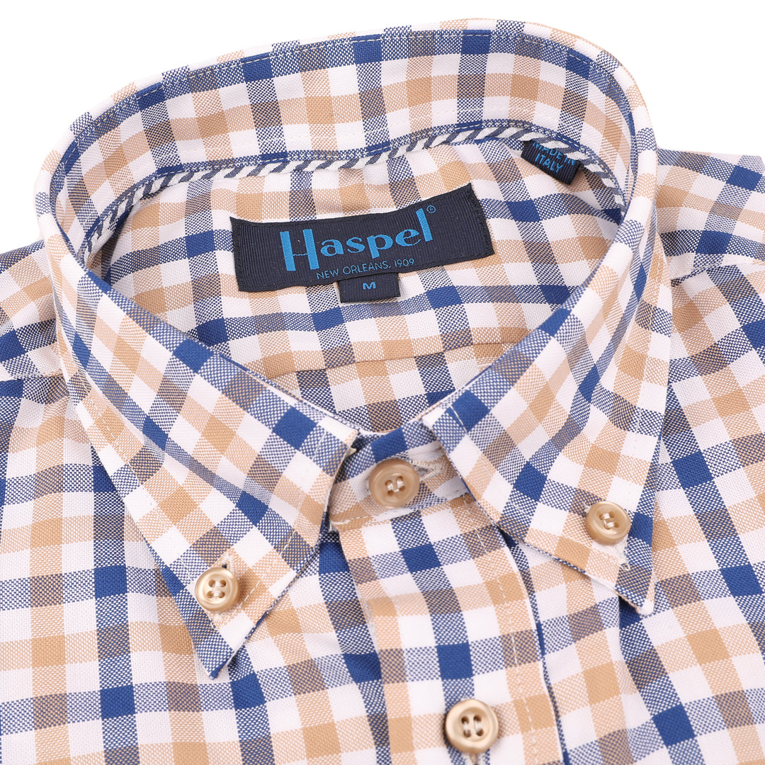 Franklin Navy &amp; Tan Check