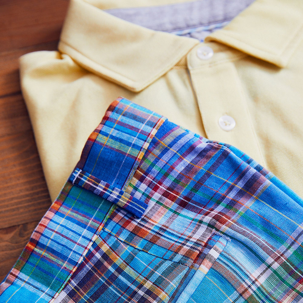 The softest pique polo to ever drape your statuesque torso. Enjoy that future perma-grin as you experience the touch and feel of a shirt that&#39;s simple in nature but exudes the quality of a Haspel man.  Our Signature Seersucker Piping and Placket • 3 Button Placket • Open Sleeve • Tagless/Printed Label for Ultimate Comfort • Stretch Comfort • 60% Cotton / 40% Polyester • Machine Washable • Return Policy