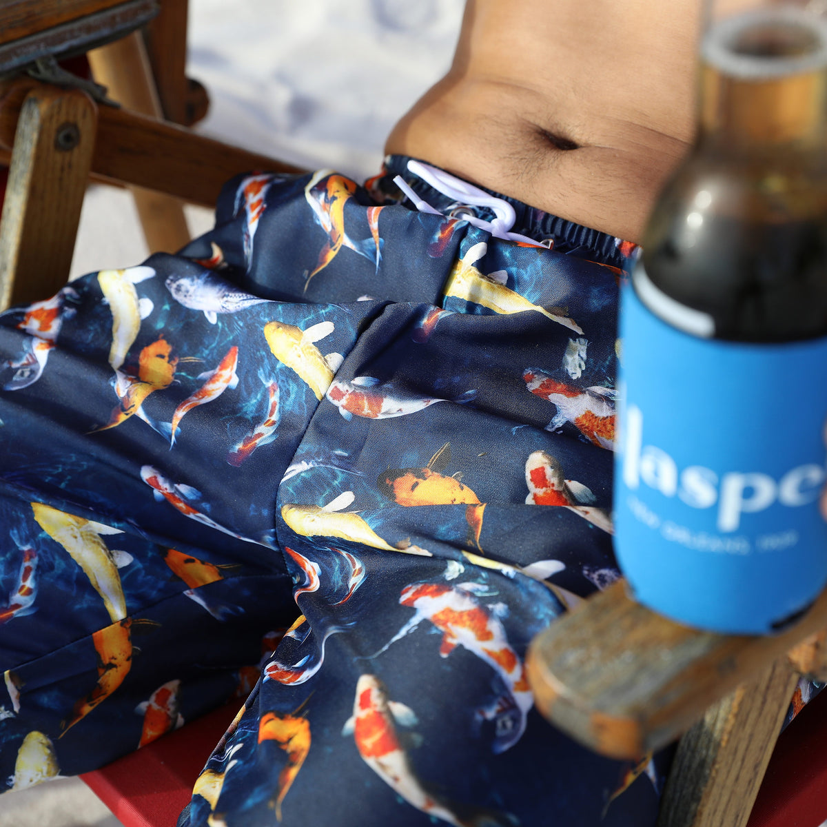 *** FINAL SALE *** Sherwood Navy Koi Fish Quick Dry Swimsuit