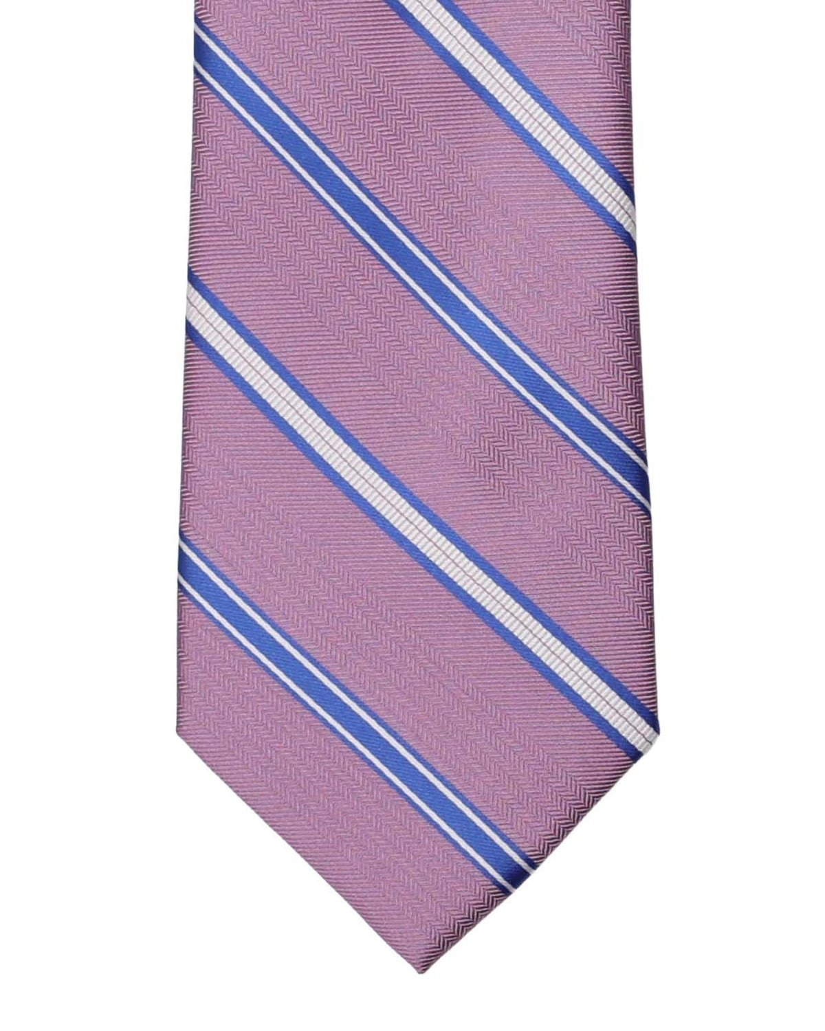 Lavendar with Royal Stripe Tie