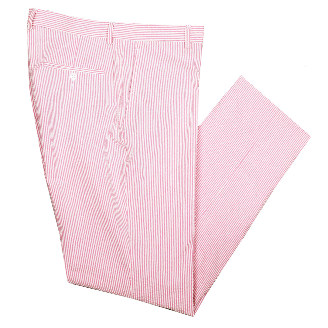 Pink Lemonade Seersucker Stretch Pant | Seersucker Suit Separates