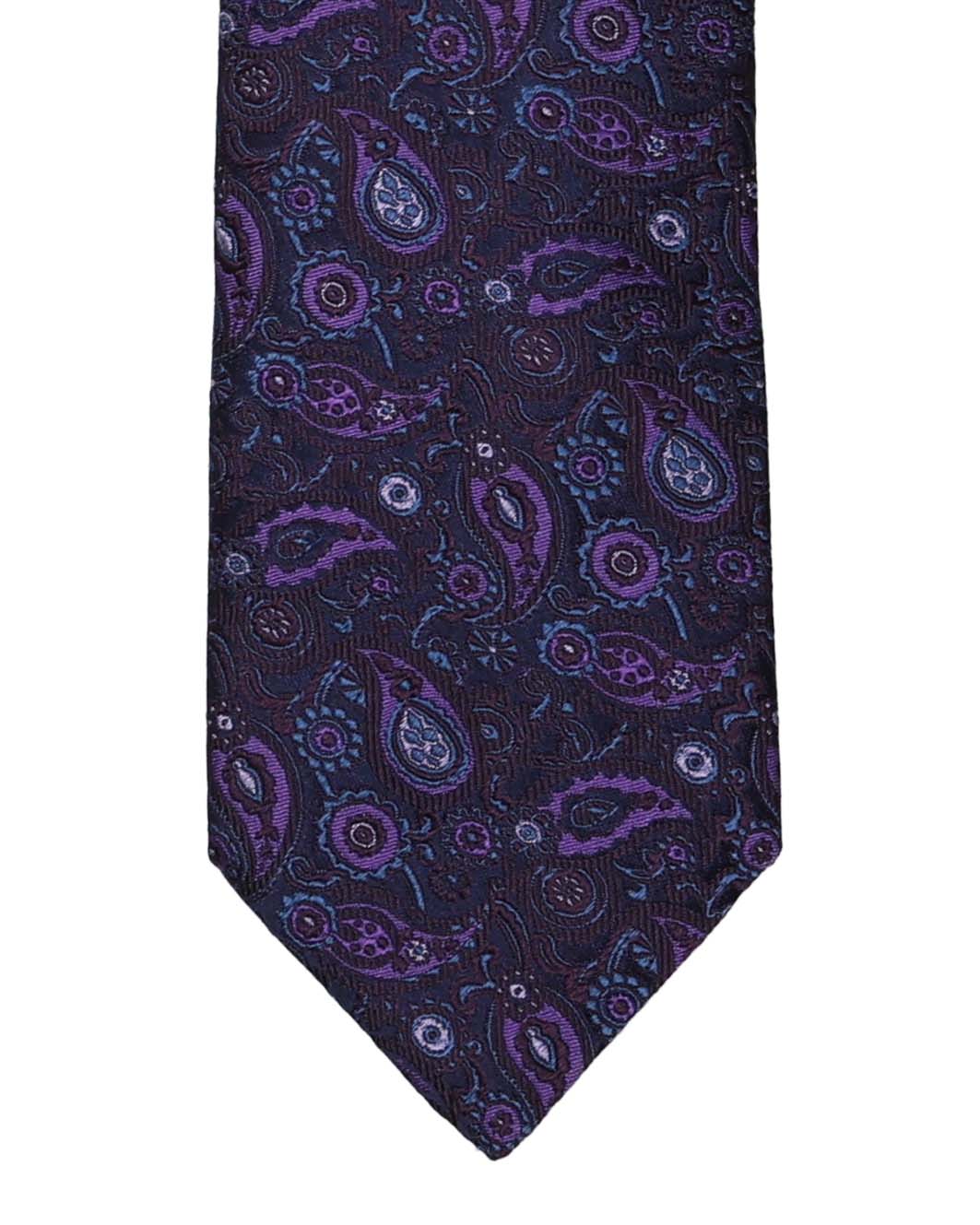 Purple Paisley Tie
