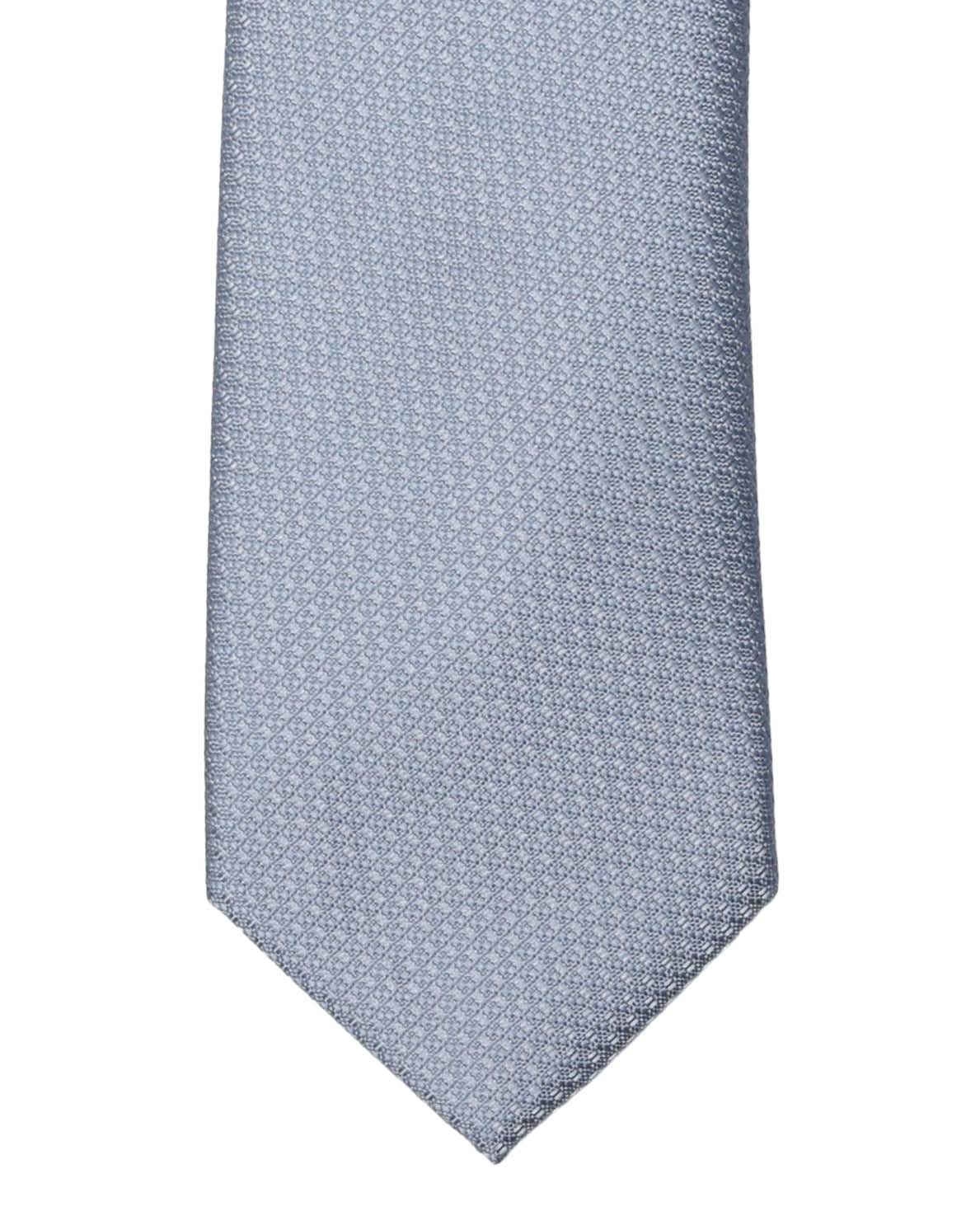 Solid Lt. Blue Grenadine Tie
