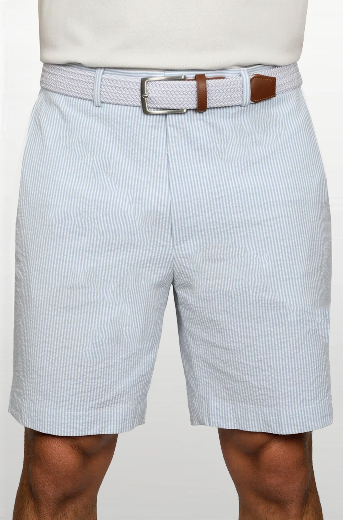Ursuline Blue Ice Seersucker Short