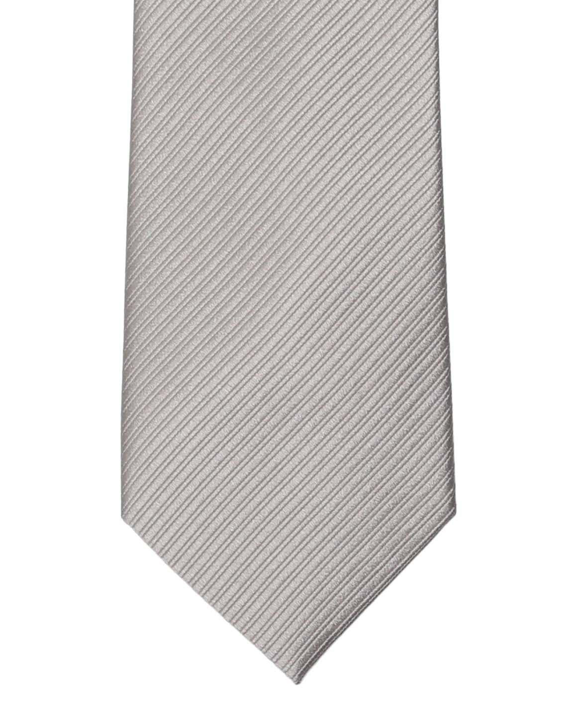 Silver Formal Tonal Diagonal Tie