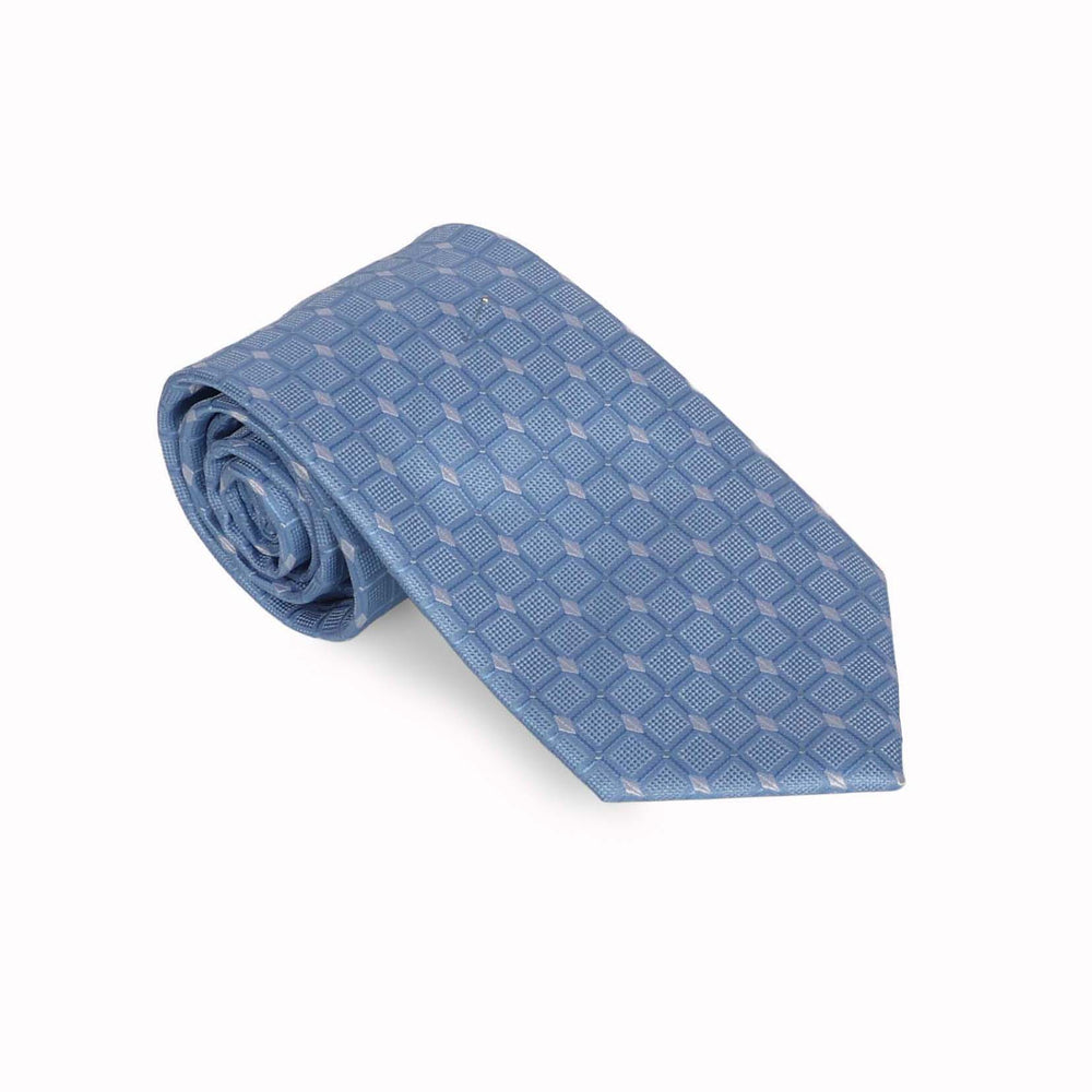 Lt. Blue with White Diamond Tie