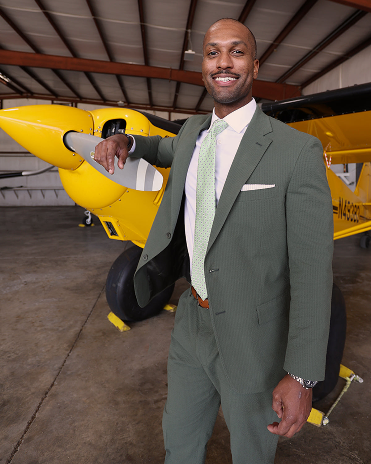 Martini Olive Green Seersucker Stretch Sport Coat | Seersucker Suit Separates