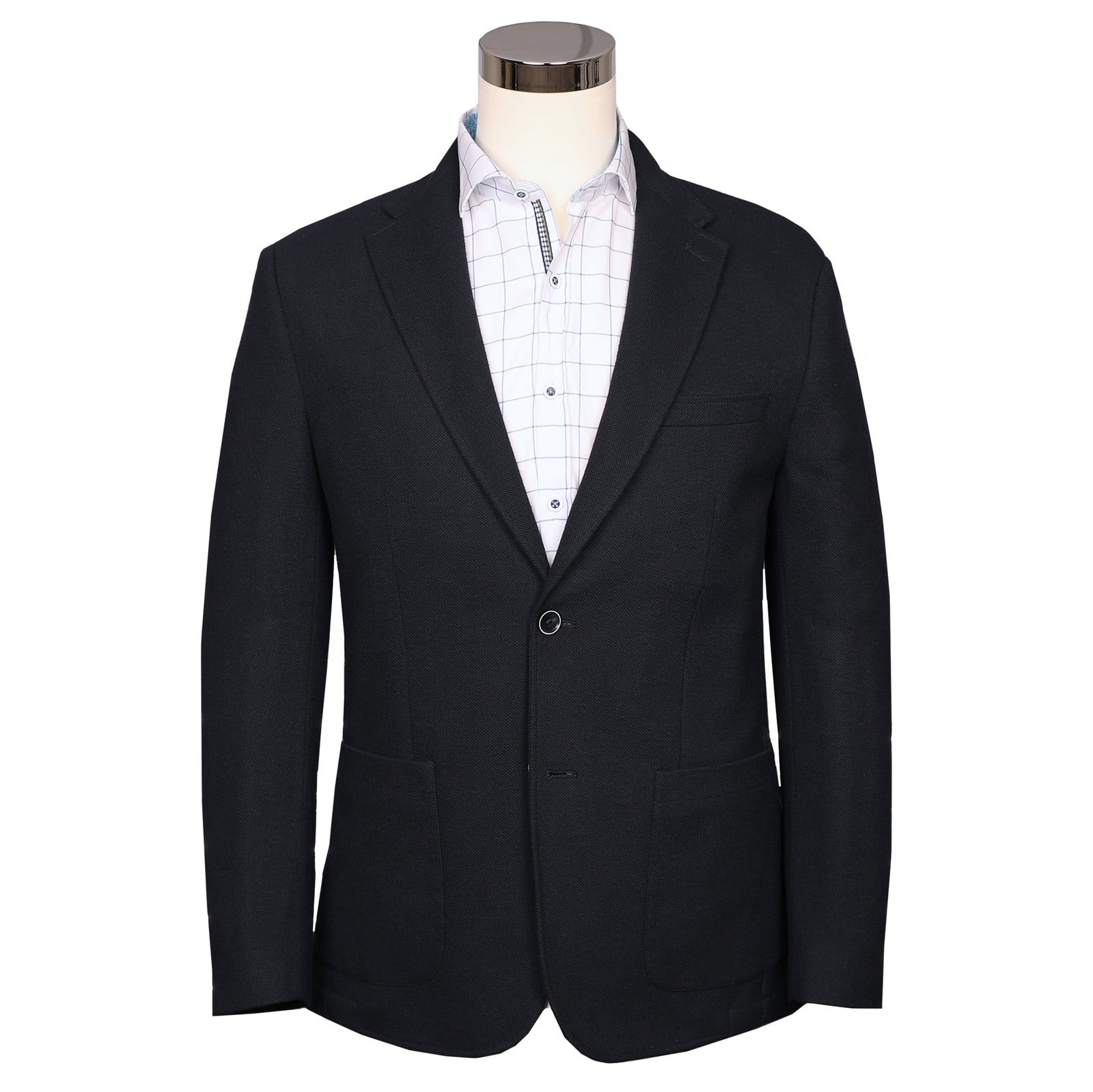 Experience ultimate comfort and effortless style with our Traveler Navy Blazer. Prepared for your next daring journey, this soft sport coat seamlessly blends premium traveler elements with the classic charm of a navy blazer.&nbsp;