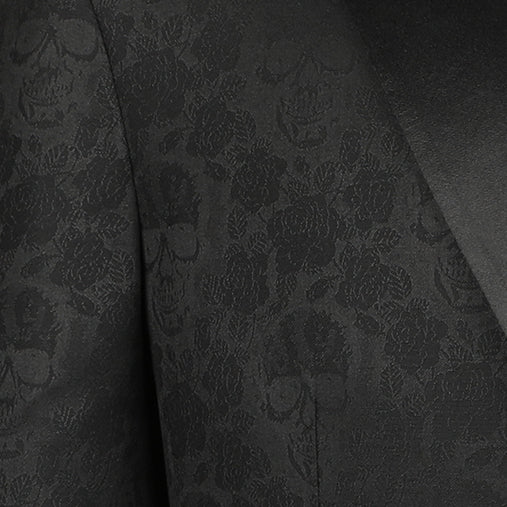 Toulouse Black Skull Embossed Dinner Jacket