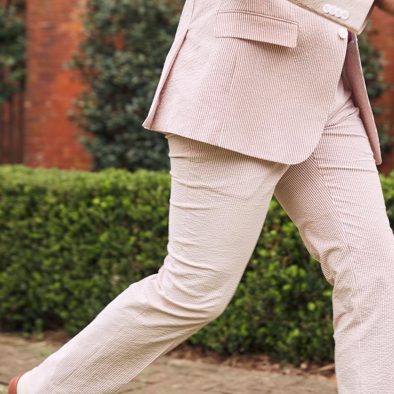 Men's Seersucker Pant, Hurricane Red Seersucker Stretch Sport Coat, Seersucker Suit Separates