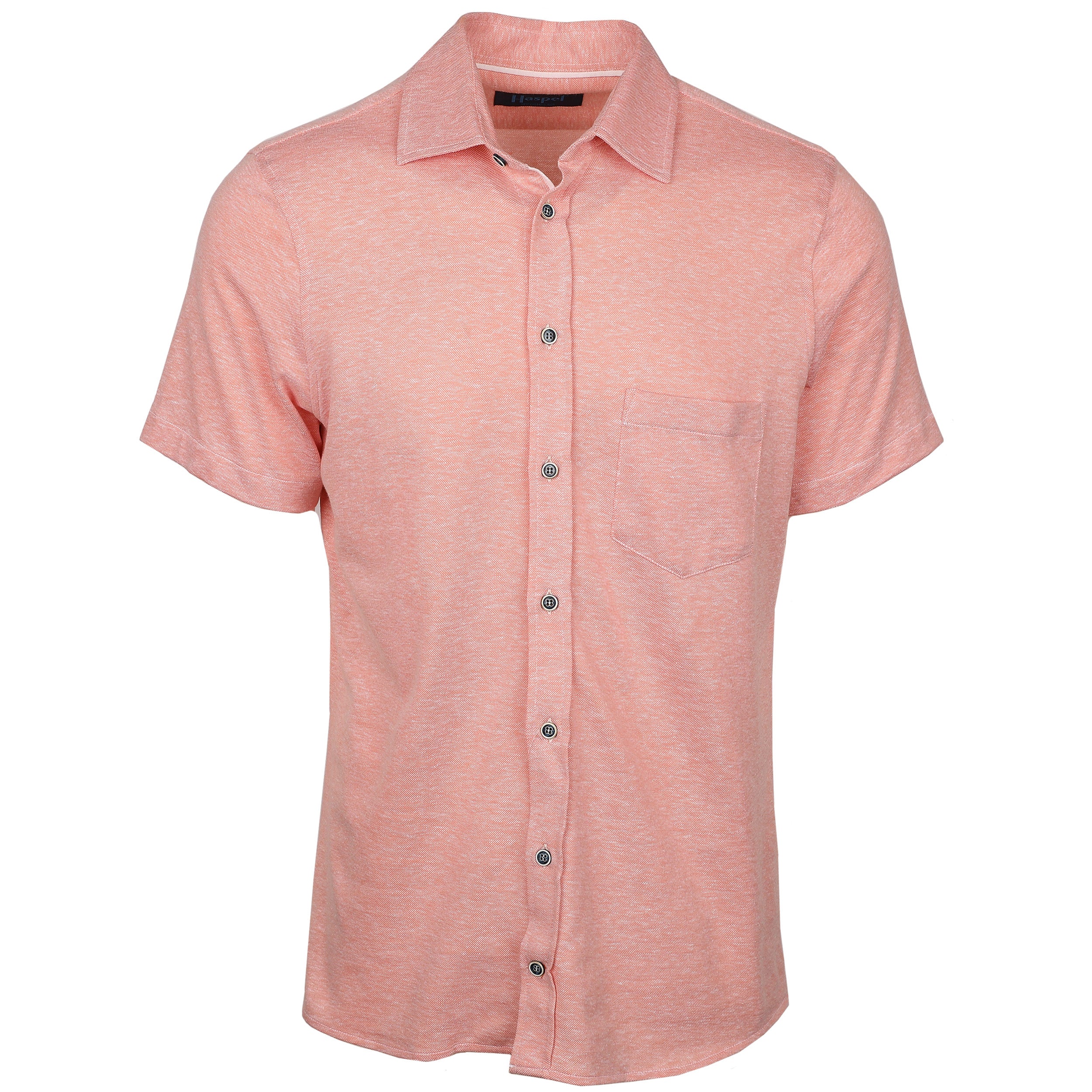 Men's Short Sleeve Shirts | Capri Azure Full Placket Short