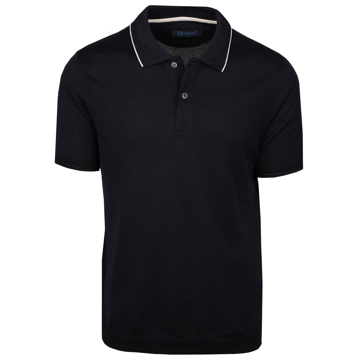 Our Sorrento Navy Fine Ribbed Light Weight Polo is your ticket to looking smart and feeling comfy on the course, pool, or beach. Whether you’re looking to make a statement on the links or just chill out in style, this navy polo is perfect for any occasion. Lightweight and finely ribbed, this polo is sure to keep you feeling fine and free!