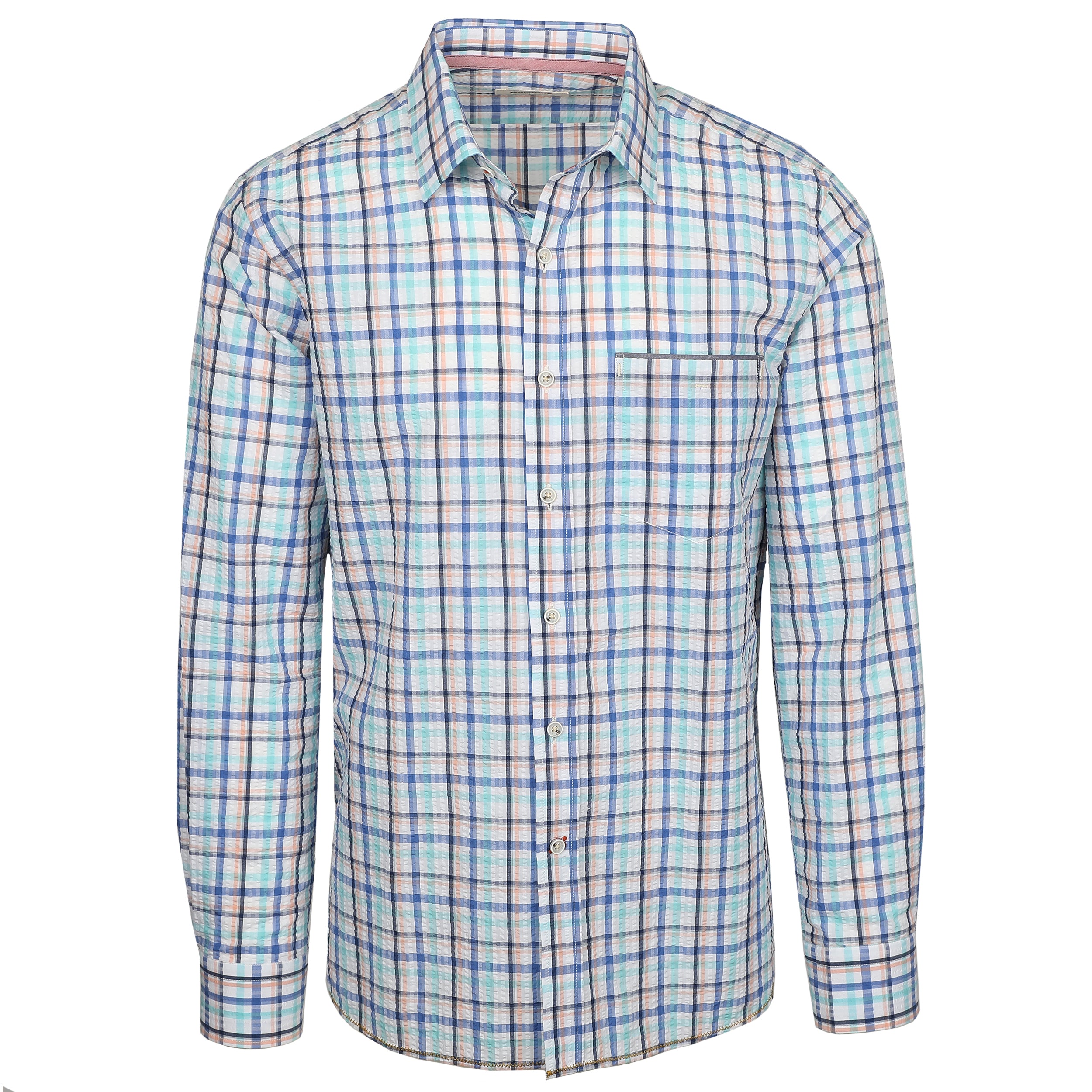 【2plan】Pilen side shirring check shirt 8Z0A8784copy_2dccfef3-9175-