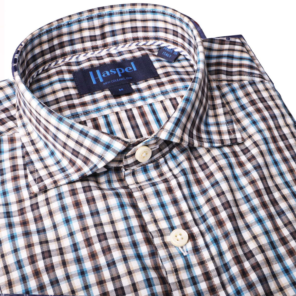 Audubon Brown Aqua Check
