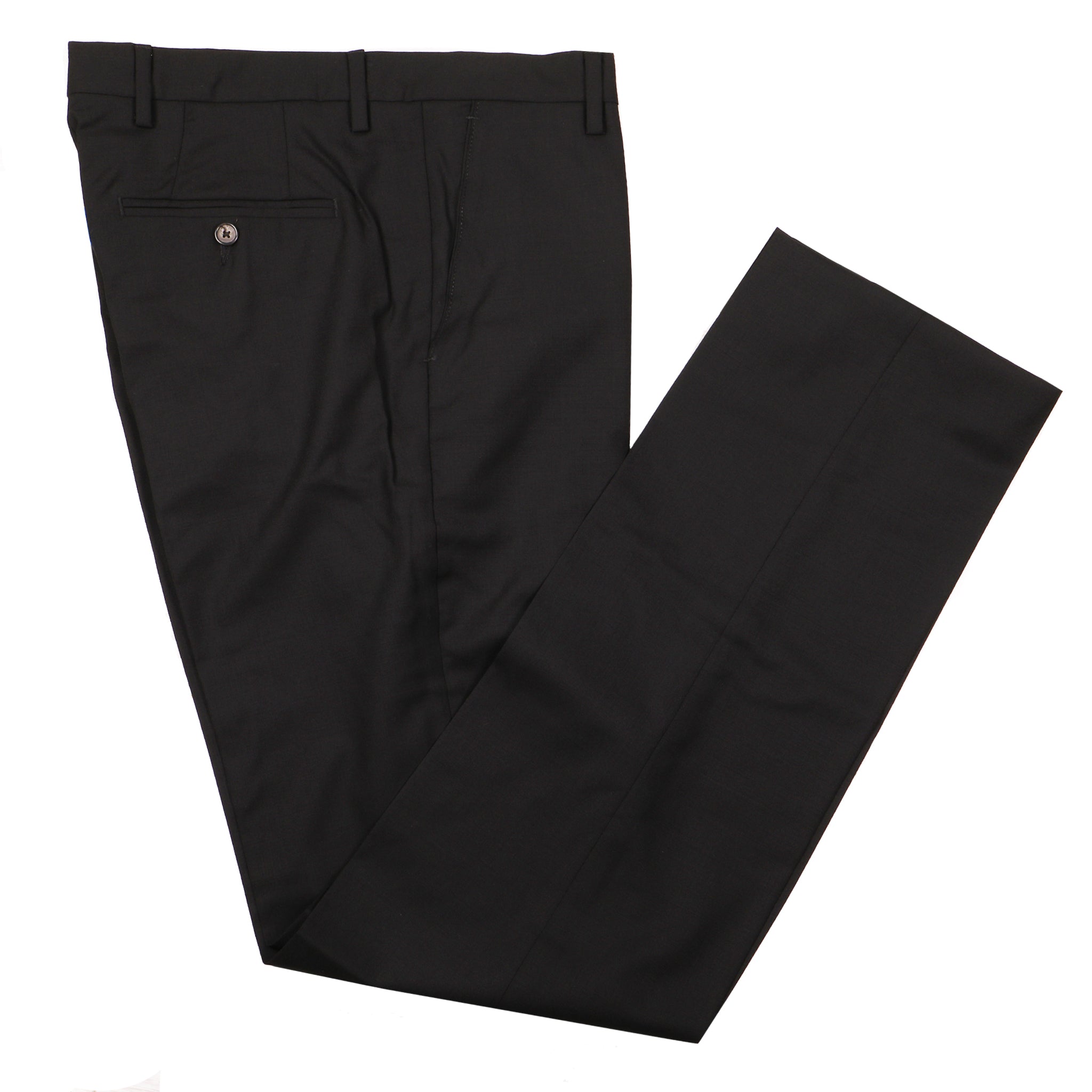 men's classic fit wool dress pants Mens Classic Fit Solid Tan Flat Front Wool Dress Pants, 44W