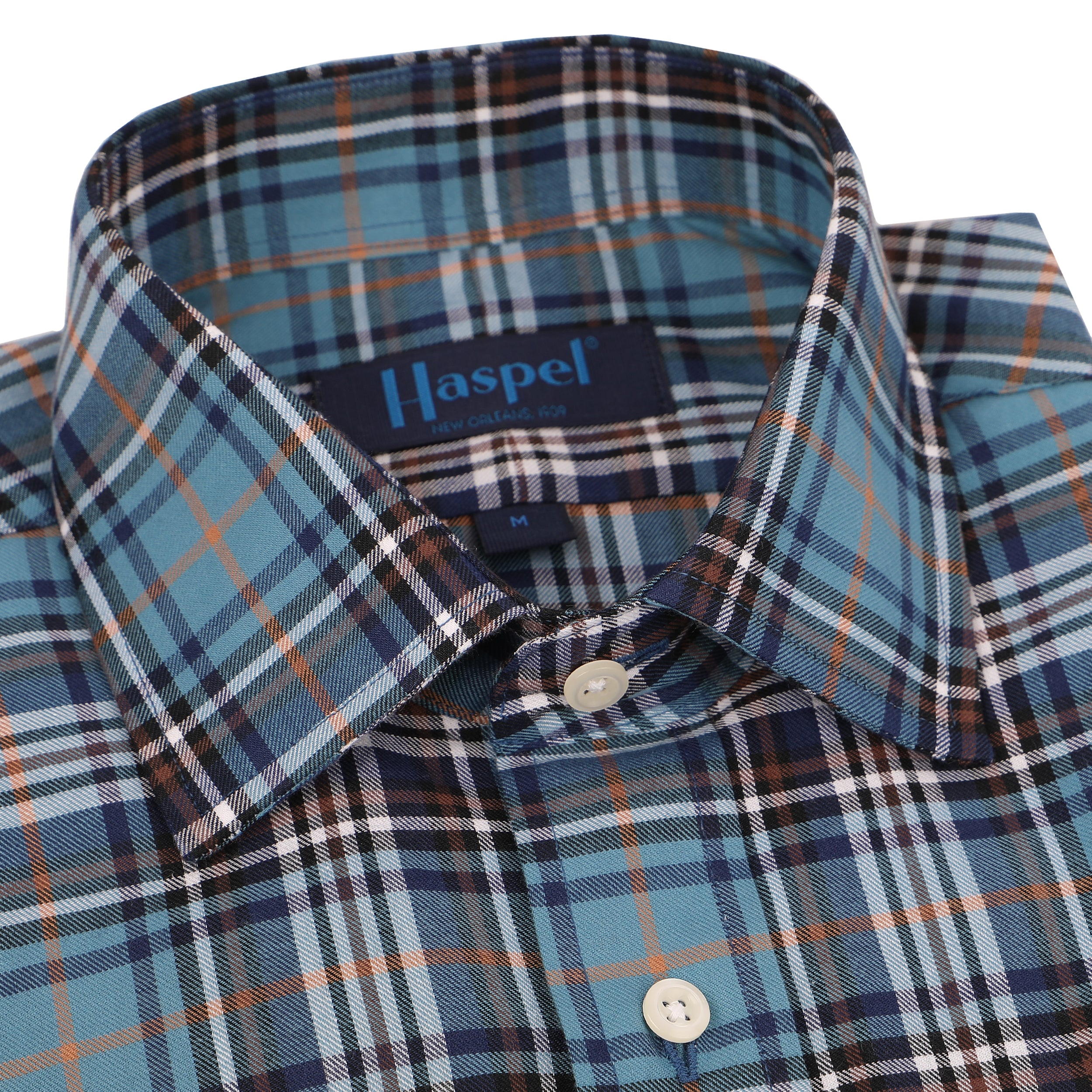 【2plan】Pilen side shirring check shirt Mini Check Print Dress Shirt | Original Penguin US
