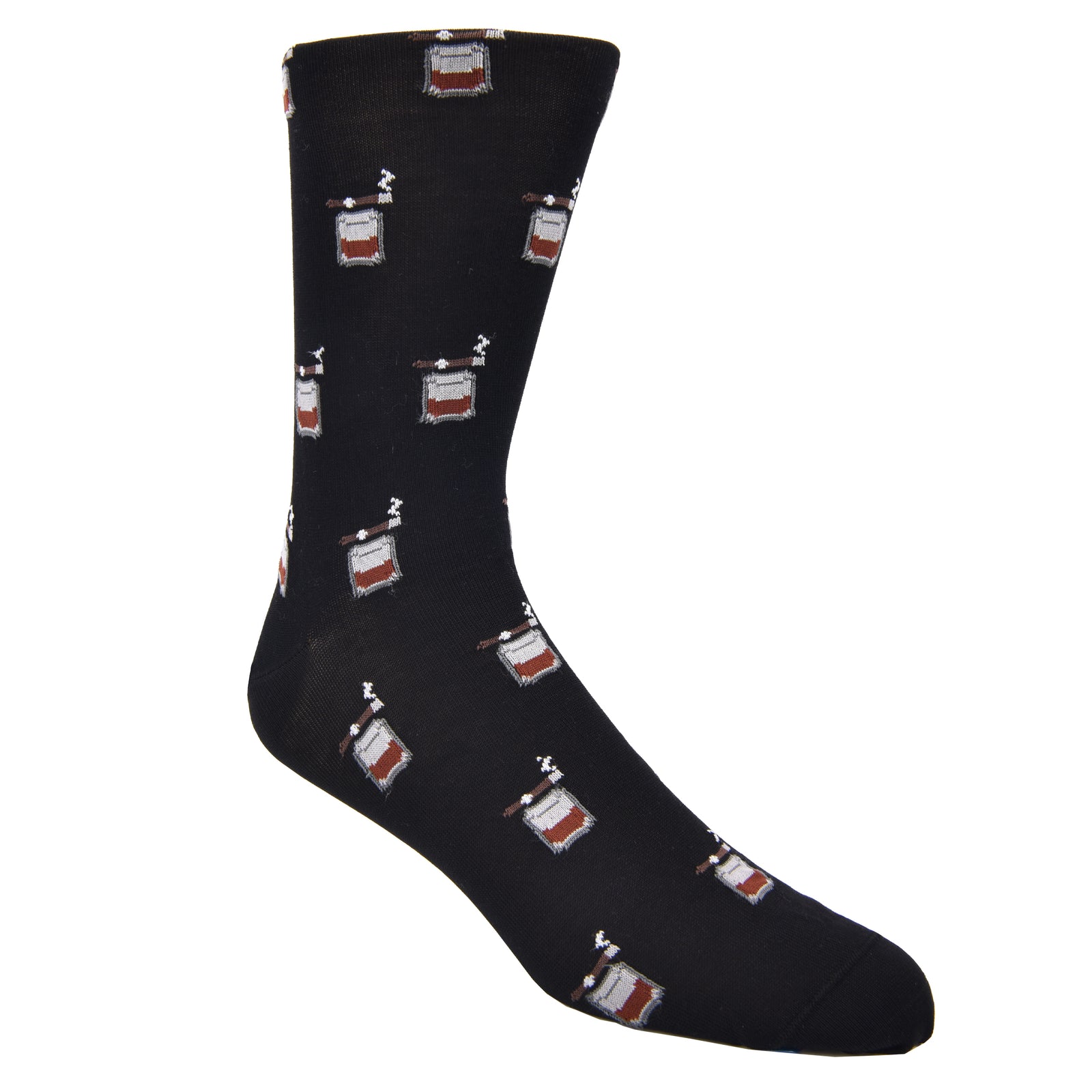 Slow things down a bit with this perfect pairing. Life is too short to wear boring socks! #damnright  70% Mercerized Cotton 29% Nylon 1% Spandex Fits Size 8-12 Machine Washable Made in the USA