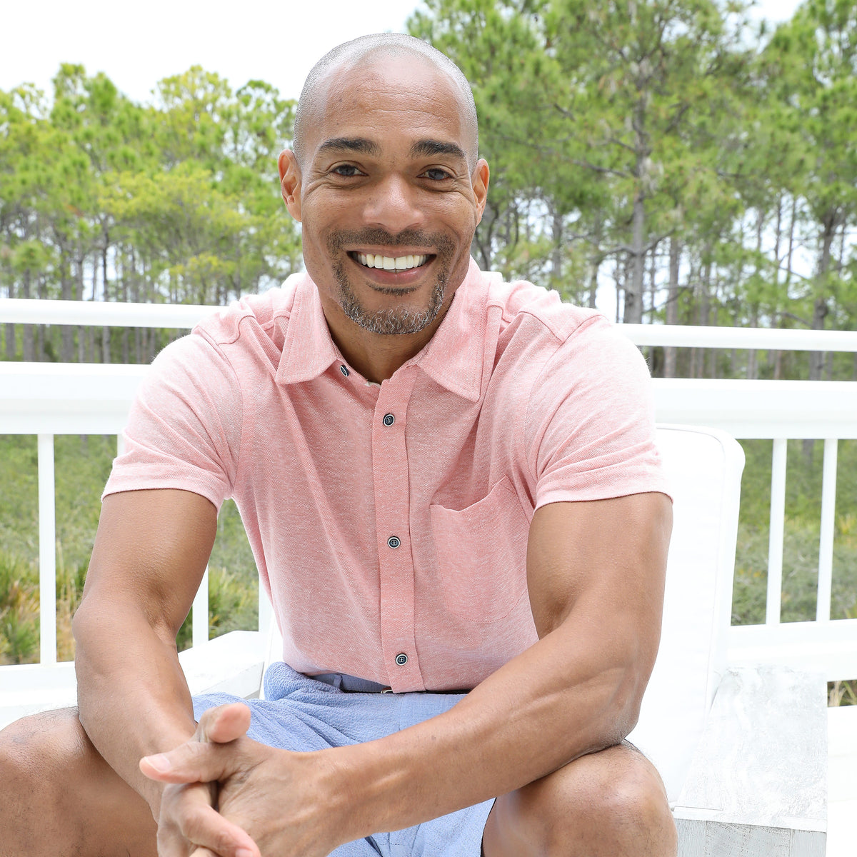 Introducing the Capri Tangerine Full Placket Short Sleeve Knit Shirt - designed for lasting comfort and style. Its lightweight fabric provides breathability, while buttons down the front offers a modern, tailored look. Versatile enough for the office or weekend, this shirt is sure to be a warm weather wardrobe staple.  100% Cotton • Full Plackett • Left Chest Pocket • Imported