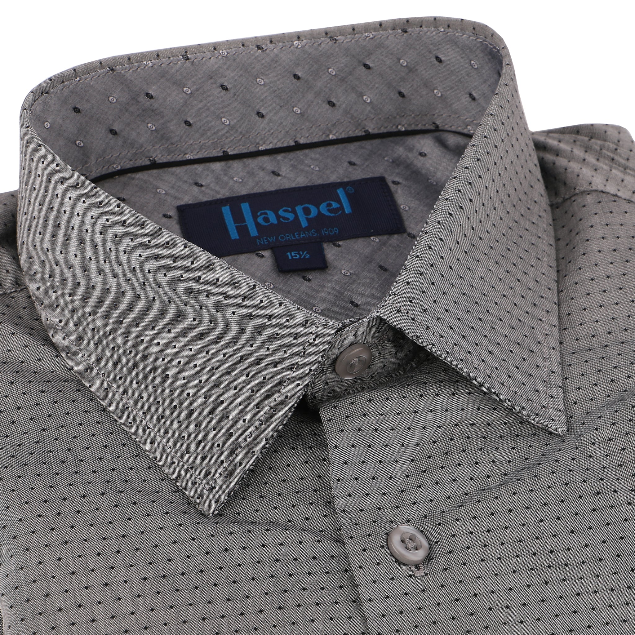 dress shirt texture Herringbone Light Blue Non-Iron Dress Shirt M