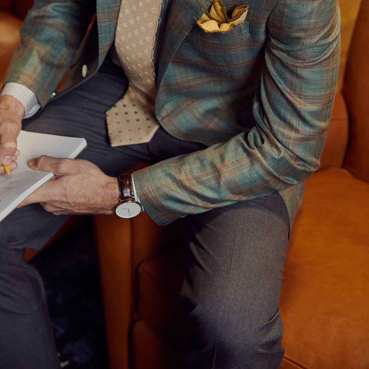 Gretna Medium Gray Tropical Wool Trousers - Classic Fit