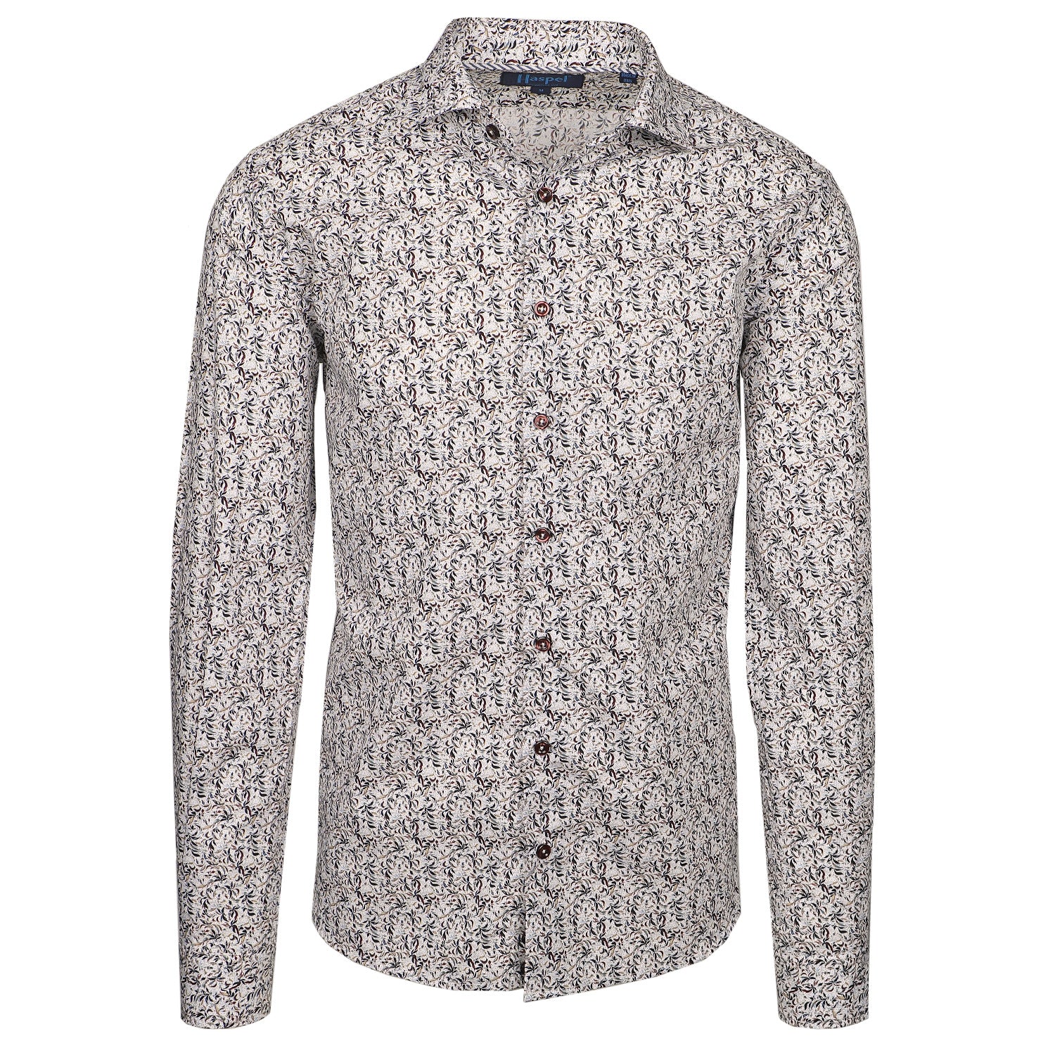 Lightweight and a little flare. Get ready for good times.  100% Cotton • Long Sleeve • Spread Collar • Chest Pocket • Classic Fit 